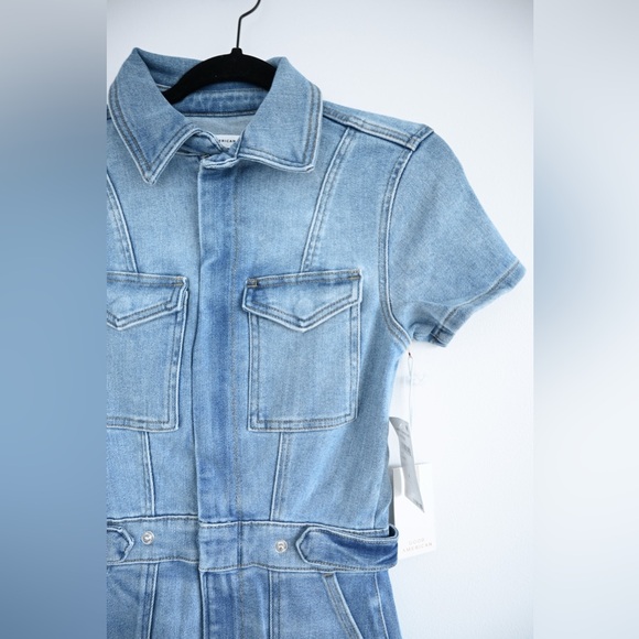 Good American “Fit For Success” Jumpsuit, New With Tags, Blue274, Size Small - Picture 7 of 11